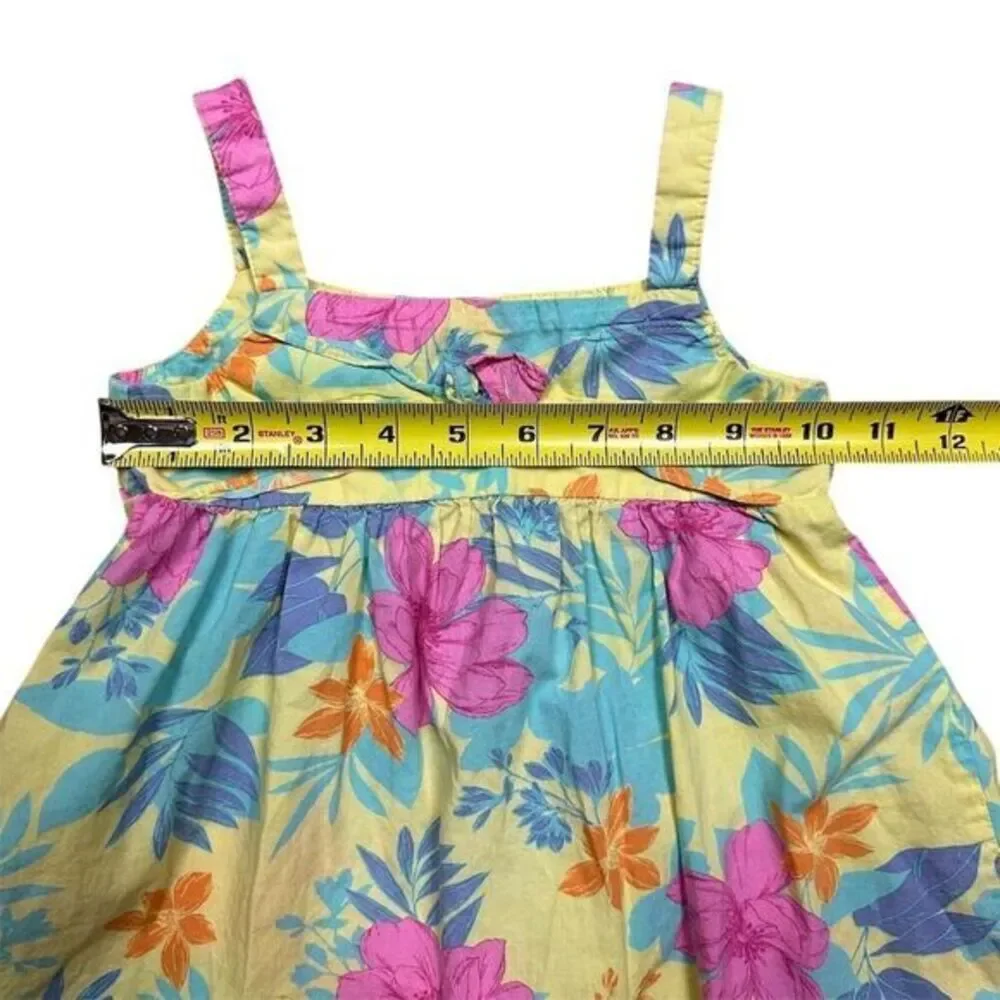 GAP Toddler Girls' Floral A-Line Dress Size 3 Summer Casual Sleeveless